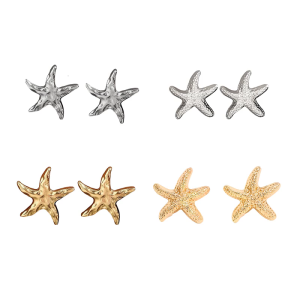 Mạ Sao Biển đinh tán bông tai thoải mái bãi biển Bohemian kỳ nghỉ Phụ kiện cho phụ nữ