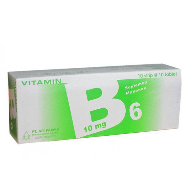 Vitamin B6 10 Mg Afi Farma Box 100 Tablet