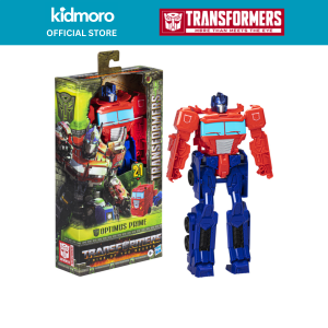 Transformers Toys Transformers: Rise of the Beasts Movie Titan Changer Optimus Prime Converting Action Figure for ages 6 and up 11-inch