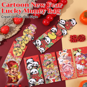Cartoon G YearOld Red Bag New Years cartoon red bag