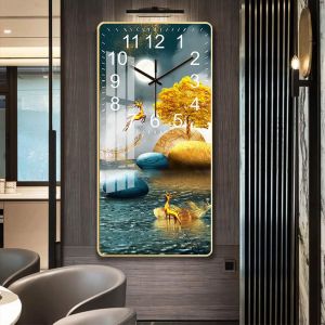 Hươu Ánh Trăng- Đồng Hồ tráng gương 5D sắc nét từng chi tiết siêu bóng siêu đẹp xưởng tặng phụ kiện treo.