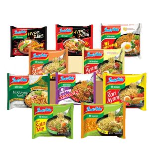 Indomie Goreng Ayam Bawang Soto Kari Ayam Rendang All Variant 1 paket Isi 5 Bungkus