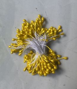 Bó Sợi Nhụy Hoa Nhị Hoa Đầu Tròn 2mm Trang Trí Làm Hoa Kẽm Nhung Handmade Nhiều Màu (Khoảng 400 sợi)