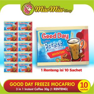 GOOD DAY Instant Coffee Collections (Cappuccino/ Mocacinno/ Mocafrio Freeze) - Minuman Serbuk Kopi Instan 3 in 1