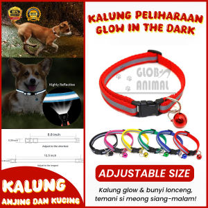 KALUNG KUCING LONCENG GLOW IN THE DARK cat collar kalung anjing