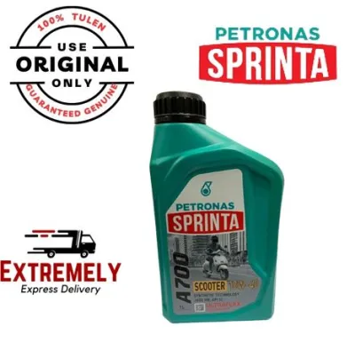 Petronas Sprinta A700 10W40 Engine oil Scooter Minyak Hitam Scooter Minyak Hitam Skuter 10W-40