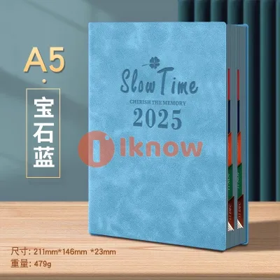 Tôi Biết sổ lịch hẹn 2025 hàng ngày và hàng giờ lịch trình sổ lập kế hoạch lớn hàng giờ kế hoạch hàng tuần kế hoạch hàng tháng 12 tháng