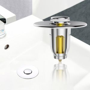 LITUILI MALL ป้องกันการรั่วซึม รอบ อุปกรณ์ห้องน้ำ ปิดผนึกระบายน้ำ สำหรับห้องอาบน้ำ ชั้นระบายน้ำ ที่จับผม ท่อระบายน้ำชั้น ท่อระบายน้ำอ่างล้างจานแบบผุดขึ้น ฝาปิดท่อระบายน้ำอ่างล้างจาน