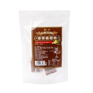 [Anmi Food] 无蔗糖甘草枇杷膏100g Licorice loquat cake honeysuckle health throat lozenge expectorant fruit cake for all ages