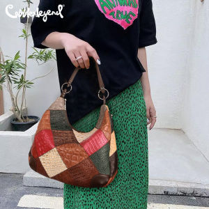 กระเป๋าสะพายความจุขนาดใหญ่ของผู้หญิงกระเป๋าทรงสปินเนอร์