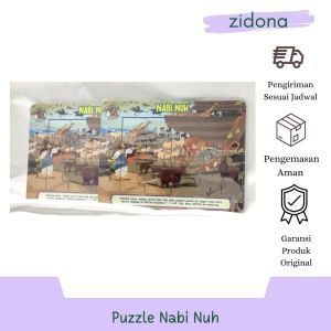 Puzzle Nabi Nuh Saint&Deer Bahan MDF