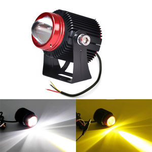 2Pcs V2 Original Dual Color Waterproof Mini Driving Light for Motorcycle Accessories Motor Part