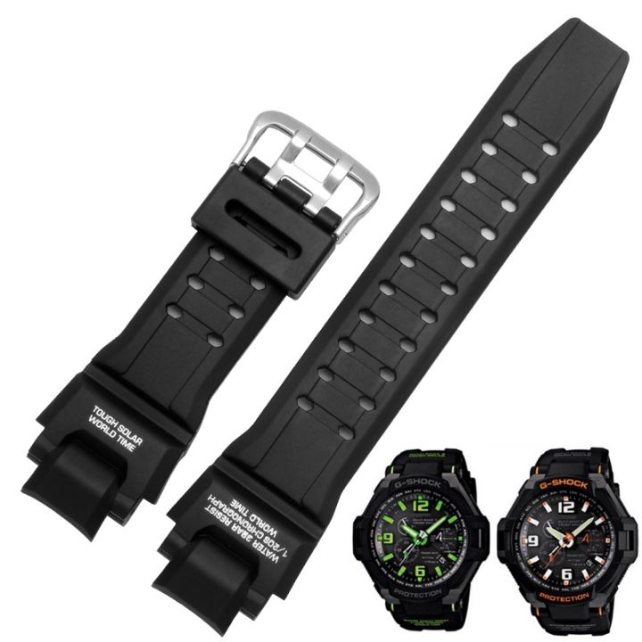 Black Replacement Band Strap Watch Accessories Silicone Watchband