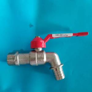 CHAMPION ก๊อกสนาม 1/2" (4หุน) ก๊อกสนามด้ามแดง ก๊อกต่อสายยาง ของแท้ ทนทานไม่เป็นสนิม