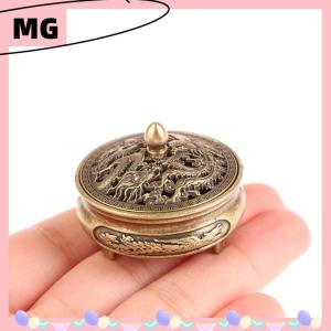 【Magical House】[ New Hot Fashion] Utensils Incense Lotus Incense Censer Alloy Sandalwood House Furnishings Home Office Decoration