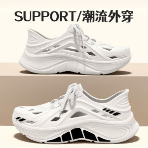 Free Shipping MenS Summer Outdoor Clogs New Style Thick-Soled Wear-Resistant Non-Slip Breathable And Odor-Resistant Suitable For Hiking And Driving