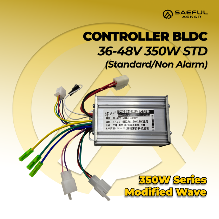 CONTROLLER BLDC 36/48V 350W STANDART SEPEDA LISTRIK Controller