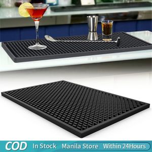 Bar Mat Anti-slip Rubber Mats Thickened Pvc Rubber Shock absorbers Bar Counter Mat Black