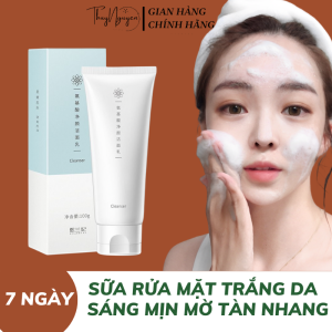 [ CHÍNH HÃNG]  Sữa rửa mặt làm trắng da ngừa mụn trẻ hóa kiềm dầu dưỡng ẩm sạch bụi bẩn Thích Hợp Mọi Loại Da