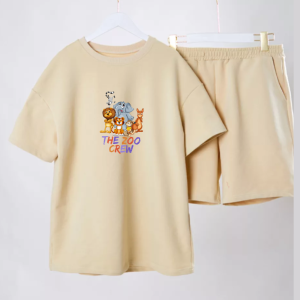 Setelan Baju Wanita Two in 1 Set Kaos Big Size Dan Celana Hotpants Motif Funny Halloween