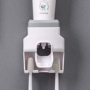 【Anglebabylife】Wall Gắn Kết Tự Động Kem Đánh Răng Dispenser Phụ Kiện Phòng Tắm Sáng Tạo Không Thấm Nước Lười Biếng Kem Đánh Răng Bàn Chải Đánh Răng Ép