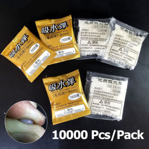 10000Pcs/Bag Multifunctional 7~8MM Water Absorbent Gel Hardened Water-absorbing Crystal Gel Beads