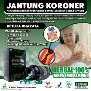 Obat Jantung Koroner Gagal Jantung Radang Jantung || RETLIFA BHARATA 100% HERBAL