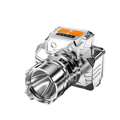 Senter Kepala Led Usb Super Terang Batrai Litihum Headlamp Berkemah Outdoor LED Senter