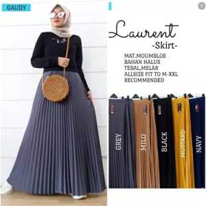 Pakaian Wanita 2 in 1 rok sama baju crop melia set