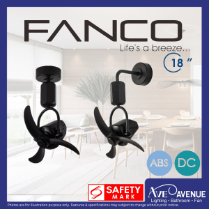 Fanco VINO 18 Inch DC Motor Corner Fan with Remote Control