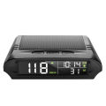 KKmoon Car Wireless HUD Headup Display Solar GPS Digital Speedometer with LCD Screen Overspeed Alarm KMH/MPH Time/Altitude/Temperature/Speed Display. 