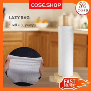 COSE Kitchen Tissue Paper Kitchen Towel Tissue Roll Kitchen Cloth Cleaning Cloth Washable Lazy Rag Towel Cloth Kitchen Tissure Roll Dry Wet Tissue Tissue Dapur厨房抹布纸巾吸油纸一次性抹布