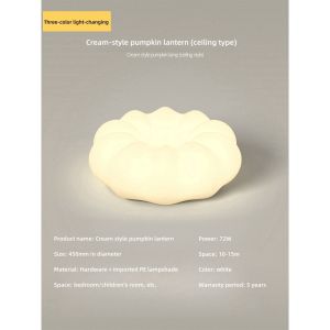 2024 New Bedroom Lights Modern Ceiling Lights 45/53CM Cream Wind Internet Red Cute and fashionable bedroom room lights