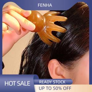 FENHA Plastics Octopus Comb Head Massager Meridian Scraping Scalp Massage Acupuncture Spa Body Home Health Therapy Tool