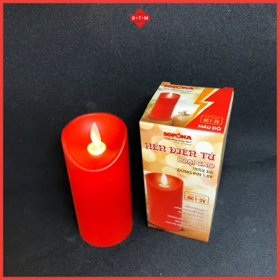 Nến Điện Tử Chạy Pin Tạo Ánh Sáng Như Nến Thật - Đèn Thờ Chạy Pin AA 1.5V Sopoka - An Toàn Không Sinh Nhiệt - BH 2 Năm