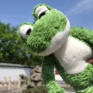 Snuggly ếch Đồ chơi nhồi bông gối nhung lông mềm mịn búp bê động vật cho trước khi đi ngủ đồng hành căng thẳng Relief và văn phòng nhà kiểu dáng