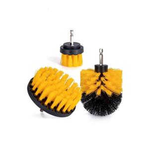 3Pcs Drill Brush Shower Brushes Set Power Scrubber Cleaning Brush Extended Attachment Kit for Clean Tub Bathroom Tile