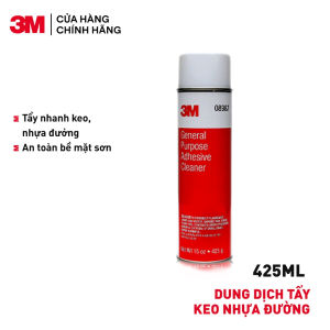 Chai xịt tẩy keo băng dính nhựa đường 3M 08987 - 100% chính hãng