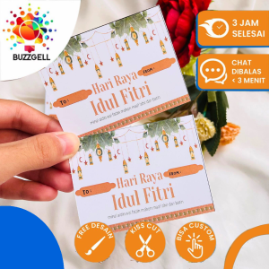 Cetak Kartu Idul Fitri Edisi Ied Mubarak Buzz Gell Kartu Ucapan Hari Raya Idul Fitri Free Desain