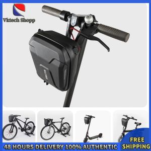 Vktech MTB Bicycle Handlebar Bag for Electric Scooters - Waterproof Phone Pouch Case with Adjustable Straps for Cycling Adventures