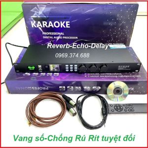 Vang số thế hệ mới chính hãng CM AudioTích hợp REVERBLUETOOTHCổng quang-Chống rú rít tuyệt đối Chỉnh âm thanh sâu chuyên nghiệptặng đủ phụ kiện