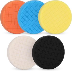 AVID POWER 6 Inch Buffing Polishing Pads for Car Buffer Polisher – 5 Pack