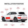 5D Car Carbon Fiber Door Edge Protector Car Sticker DIY Paste Protector Strip / Auto Door Sill Side. 