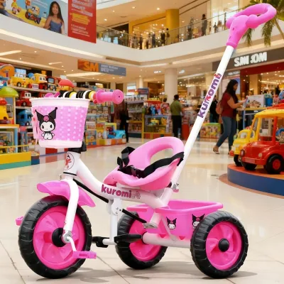 tricycle for girls bike for kids Cool music flash boy Stroller bike for baby girls pedal cars