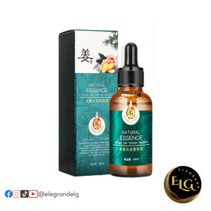 Elegrand Natural Essence Ginger Hair Grower Anti-Dandruff Shampoo 500ml Natural Zenshow Ginger Juice Nourishing Shampoo Original Ginger Shampoo Hair Anti Hair Loss Repair Damaged Hair Fast Growth Dense Oil Control hair growth essence Anti-dandruff shampoo