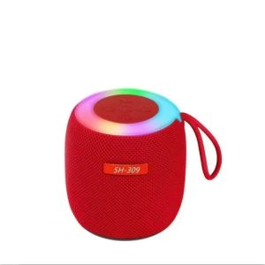 SH-309 Wireless Bluetooth Speaker Portable Subwoofer with Colorful RGB Lights