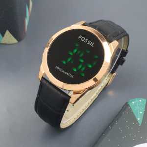 Paket Box Exclusive + Paperbag / Jam Tangan Fos Ring Rose VA-578NR / Jam Tangan Fashion Pria Tali Kulit Diameter 44 cm