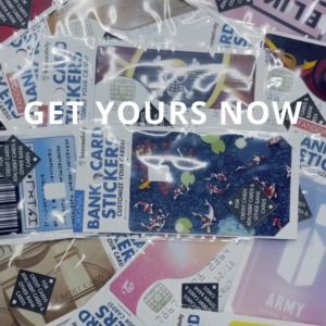 K-DRAMA Bank Card Stickers (for ATM Credit Debit Cards)