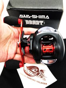 AWASHIMA BEAST BAIT CAST FISHING REEL CASTING REEL RED LEFT