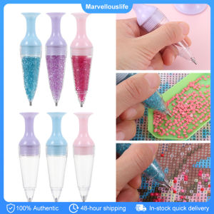 Flower Pot Shape Point Drill Pen Cross Stitch 5D Diamond Painting Tool Cross Stitch Tool